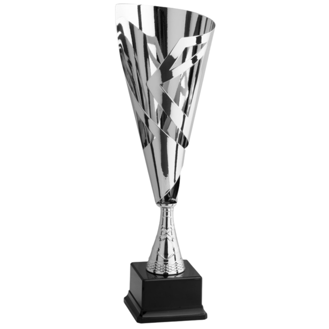 Trofeo in metallo da 45 cm colore silver | Cod. 4.491