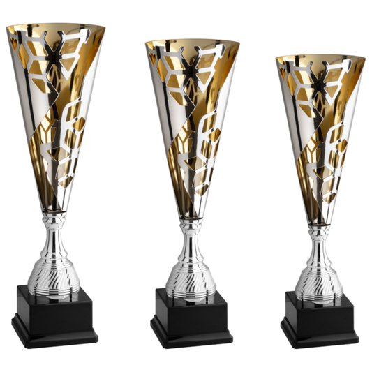 Tris di trofei personalizzati 59 - 55 - 53 cm | Cod. 4.529