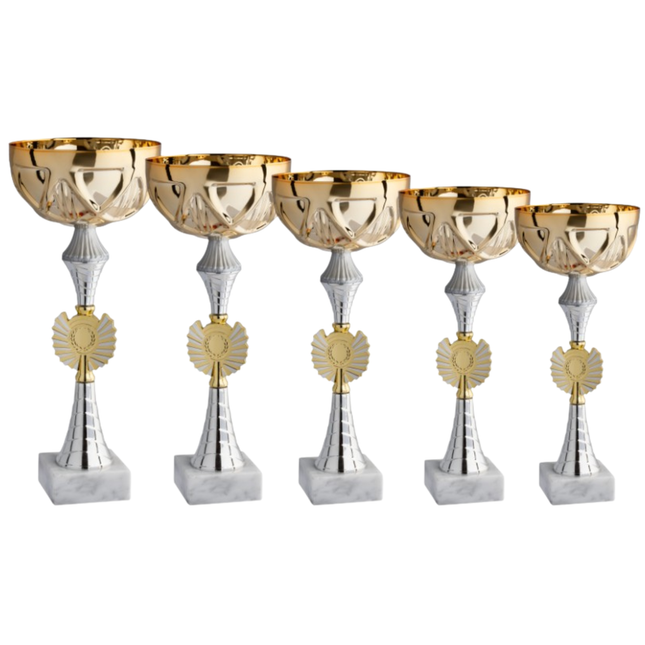 Set di 5 coppe personalizzate 37-33-30-27-25 cm | Cod. 12.019G