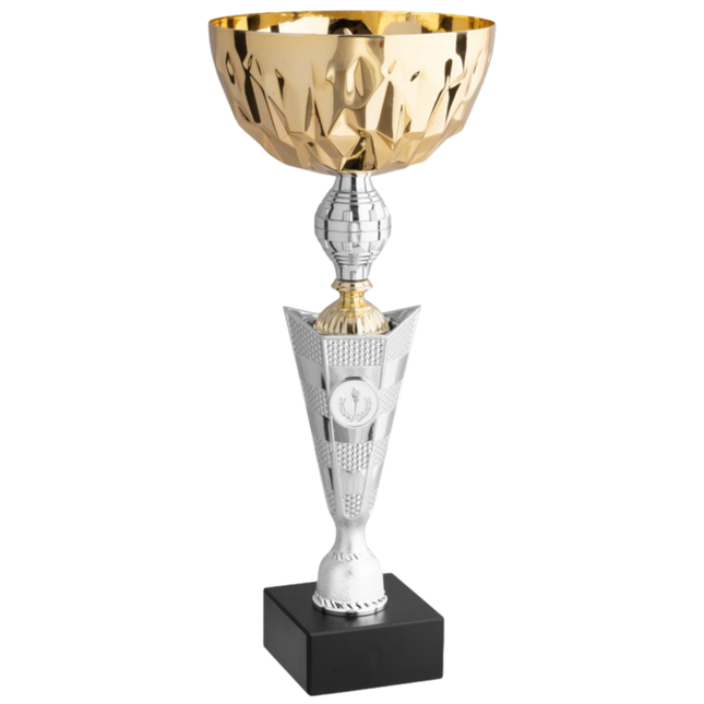 Coppa da 34 cm con base in marmo nero | Cod. 11.484G