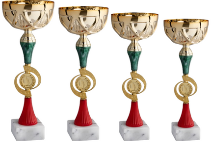 Set 4 premiazioni da 40 - 37 - 35 - 33 cm | Cod. 12.029G