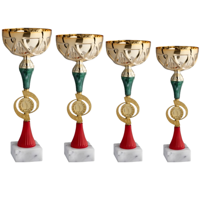 Set 4 premiazioni da 40 - 37 - 35 - 33 cm | Cod. 12.029G