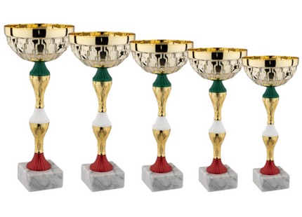 Set 5 premiazioni da 37 - 34 - 30 - 27 - 24 cm | Cod. 12.949G