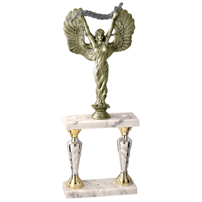 Trofeo con Vittoria da 48 cm a due piani | Cod. 5.232