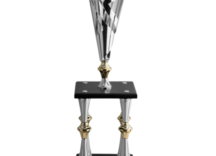 Trofeo in metallo da 67 cm a due piani | Cod. 5.021