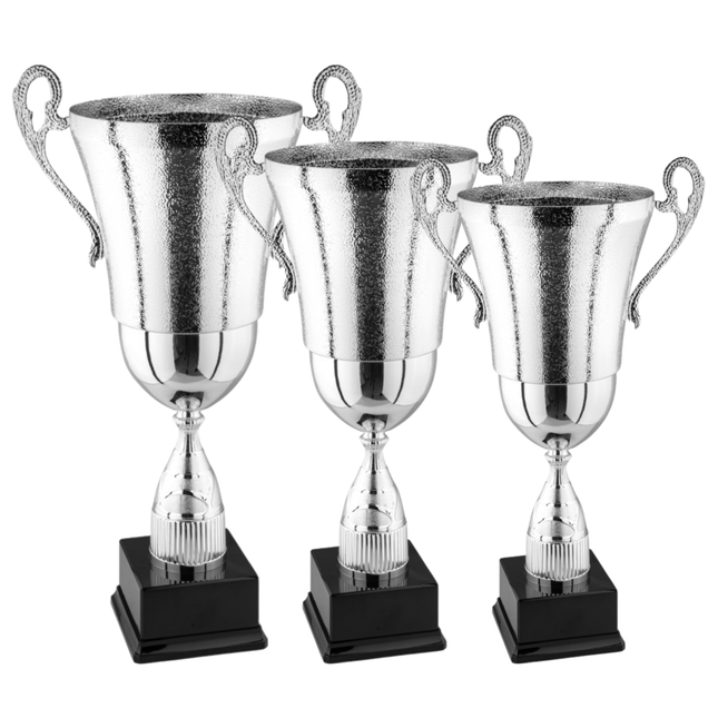 Tris di premiazioni personalizzate con manici 65 - 59 - 54 cm | Cod. 2.141G