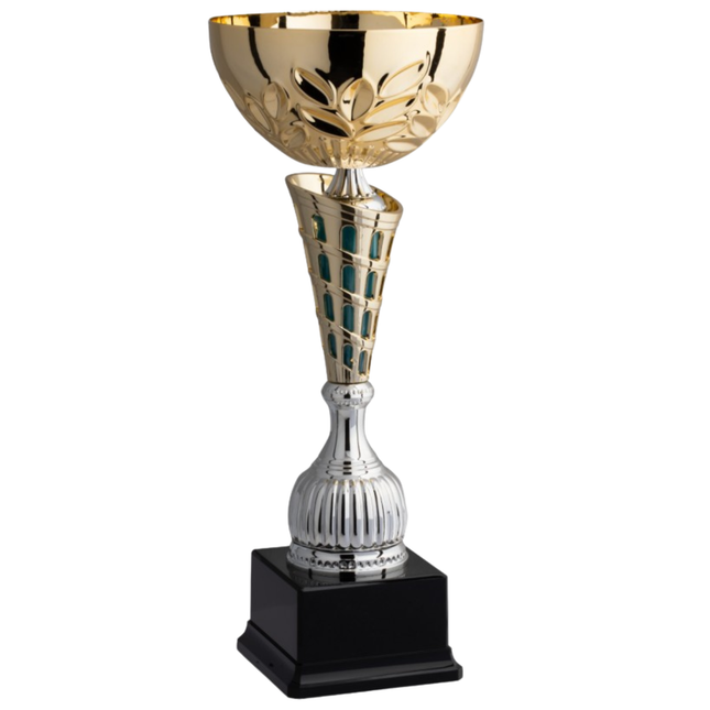 Coppa da 39 cm oro con tazza in metallo | Cod. 8.682G