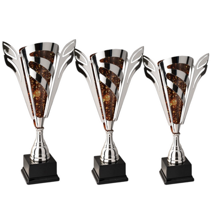 Tris di premiazioni personalizzate 55 - 49 - 44 cm | Cod. 1.229