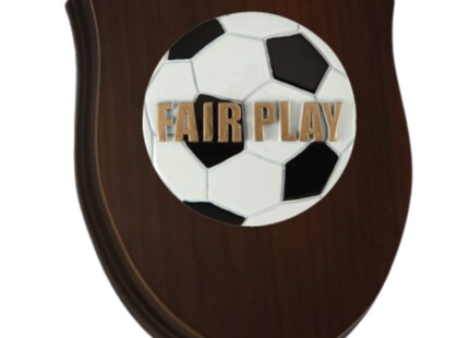 Premiazioni personalizzate crest in legno premio calcio 25.801.37