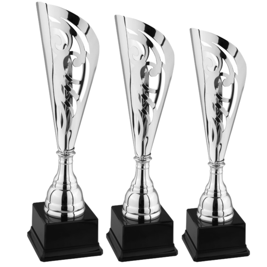 Tris di trofei personalizzati 46 - 43 - 40 cm | Cod. 6.539