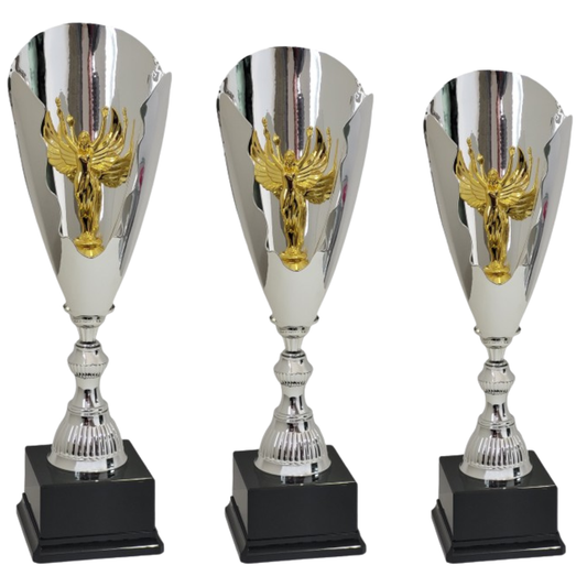 Tris di trofei personalizzati 51 - 45 - 41 cm | Cod. 4.319