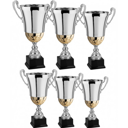 Set 6 premiazioni da 558 a 32 cm in metallo | Cod. 2.499