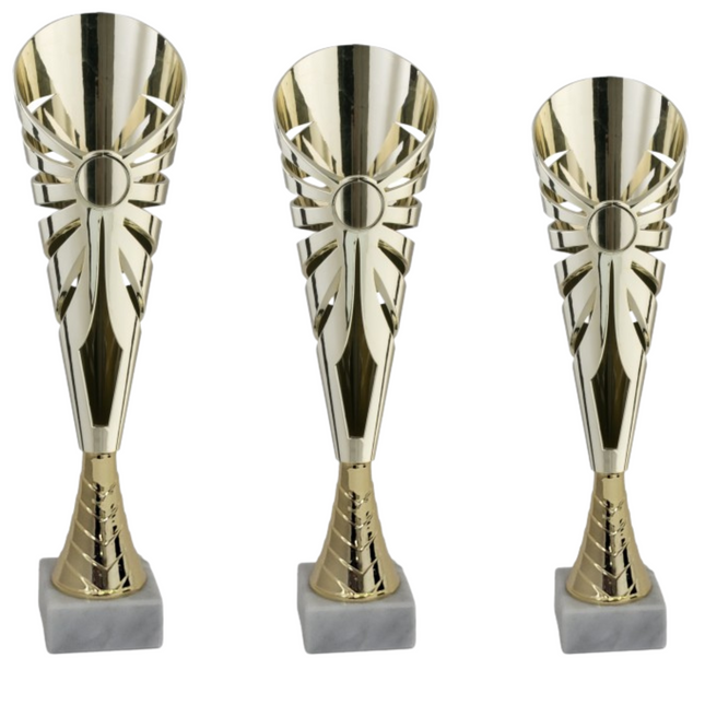 Tris di premiazioni personalizzate 36 - 34 - 31 cm | Cod. 12.969G