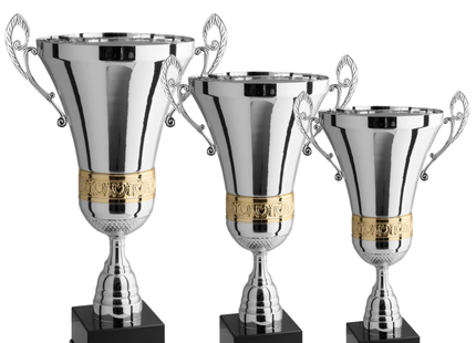 Tris di premiazioni personalizzate con manici 62 - 55 - 50 cm | Cod. 1.092-T