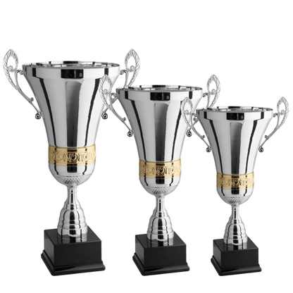 Tris di premiazioni personalizzate con manici 62 - 55 - 50 cm | Cod. 1.092-T