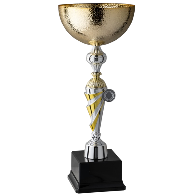 Coppa da 34 cm gold con tazza in metallo | Cod. 9.194G