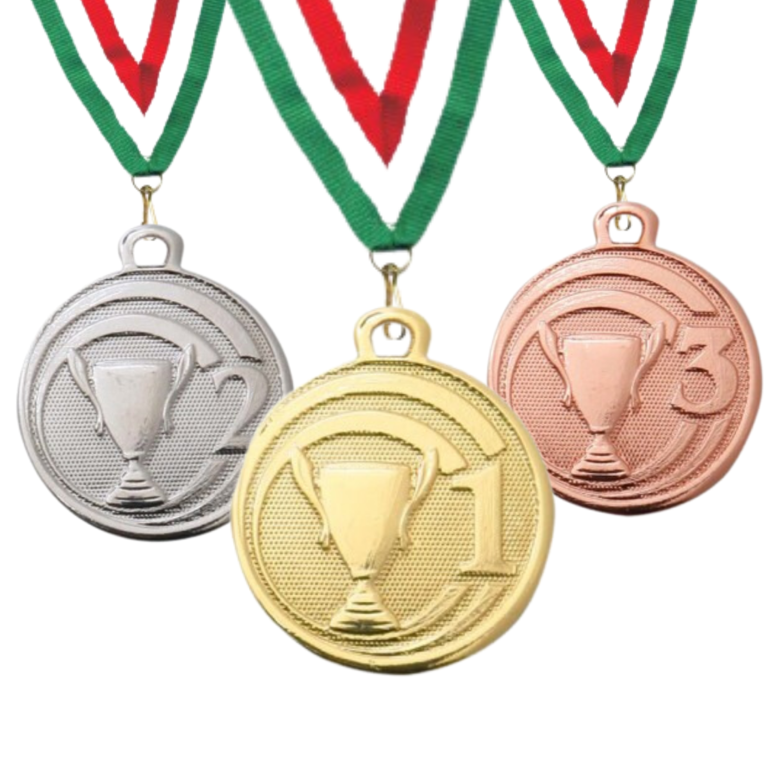 Tris di medaglie personalizzate | Cod. 23.007.52T
