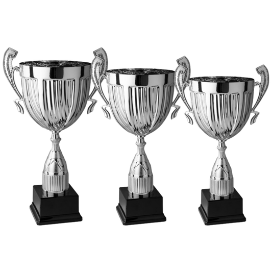 Tris di trofei personalizzati con manici 54 - 49 - 43 cm | Cod. 4.069