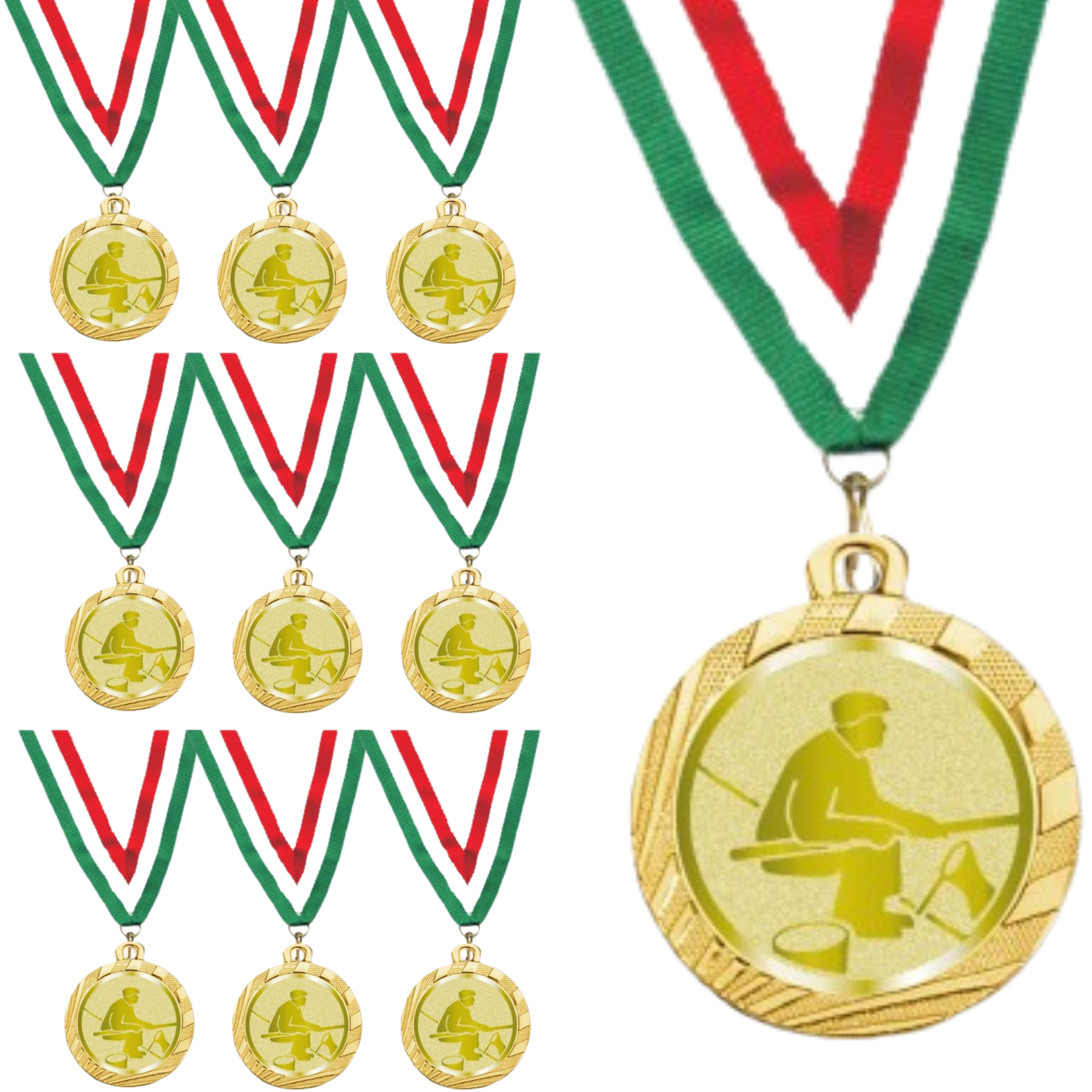 medaglie gare di pesca