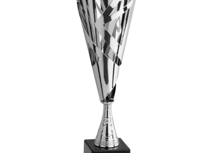 Trofeo in metallo da 40 cm colore silver | Cod. 4.493