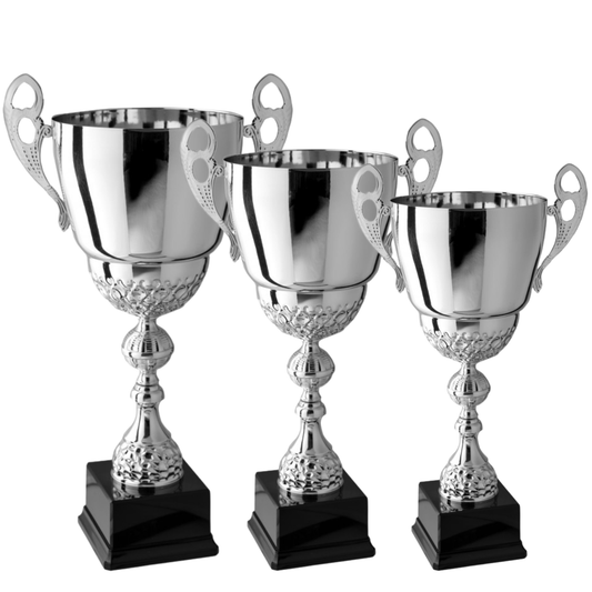 Tris di trofei personalizzati con manici 54 - 48 - 45 cm | Cod. 2.501T