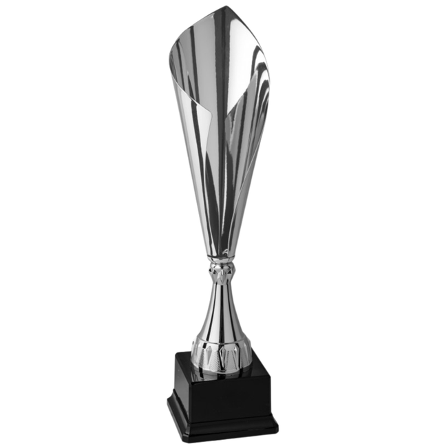 Trofeo in metallo da 37 cm colore silver | Cod. 4.453