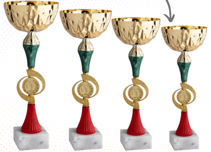 Set completo 6 pezzi premiazioni calcistiche gran risparmio | Cod. Saturno