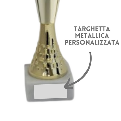 Tris di premiazioni personalizzate 35 - 33 - 31 cm | Cod. 13.199