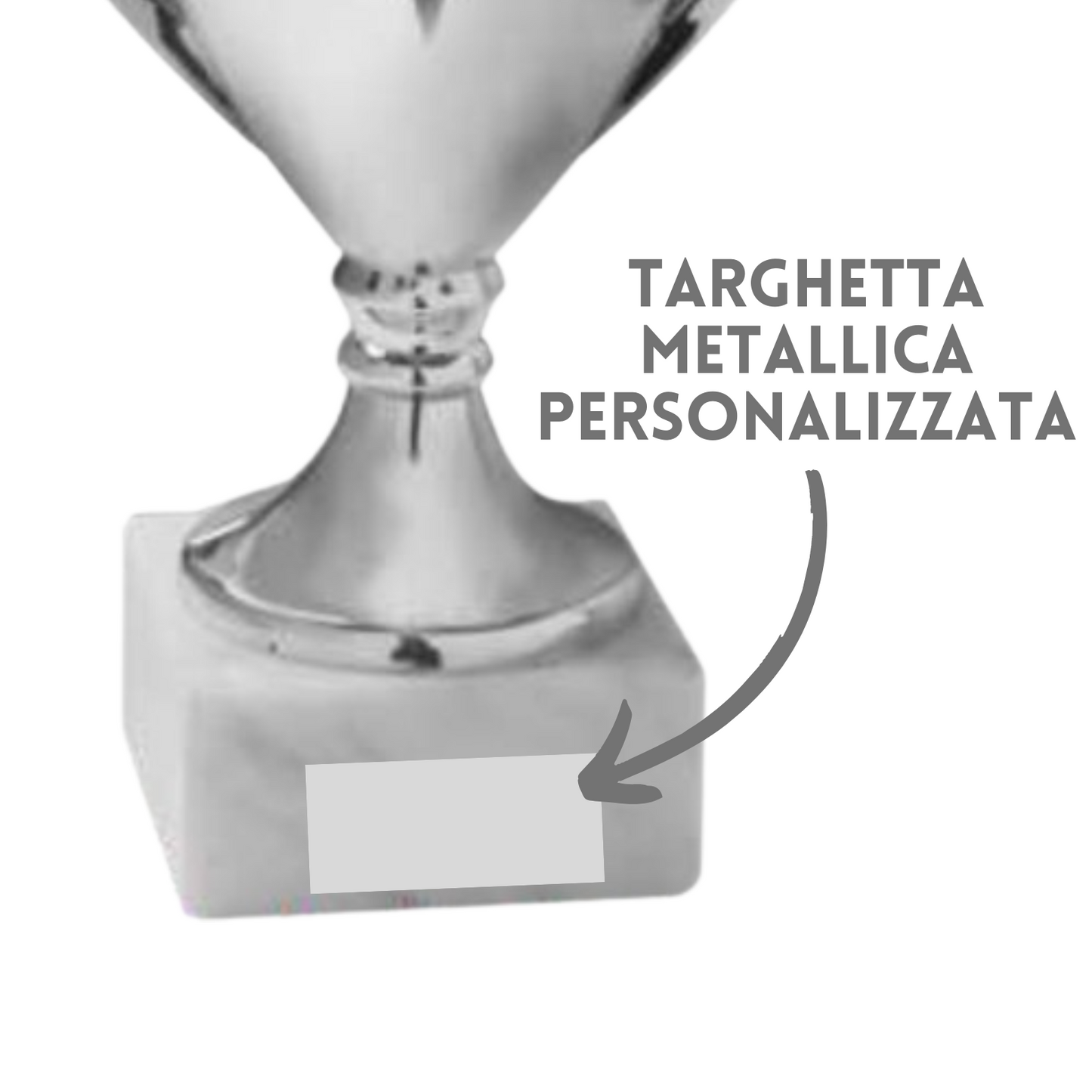 Tris di premiazioni 22 - 19 - 17 cm con manici | Cod. 13.579