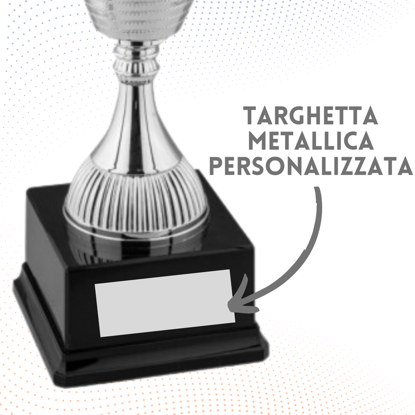 Trofeo in metallo da 38 cm, peso da 0,5 Kg | Cod. 4.563