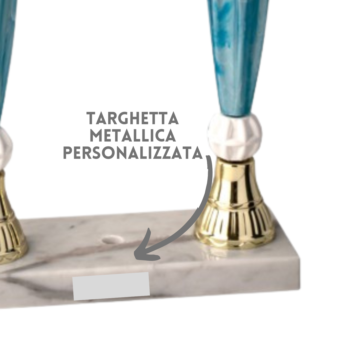 Tris di trofei a due piani 48 - 44 - 41 cm | Cod. 5.229