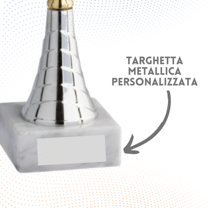Coppa da 33 cm con base in marmo | Cod. 12.012S