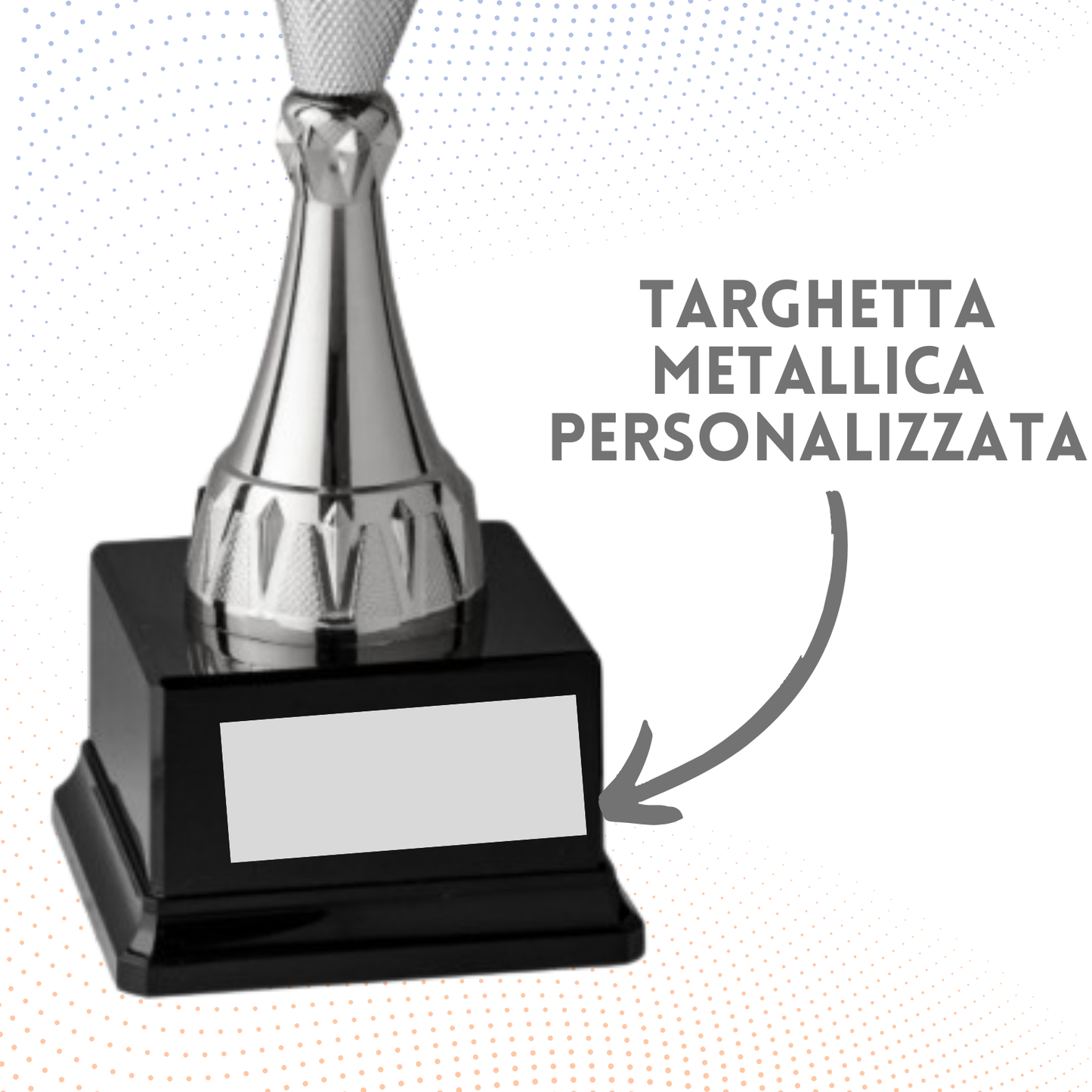 Coppa da 39 cm gold con tazza in metallo | Cod. 9.192G