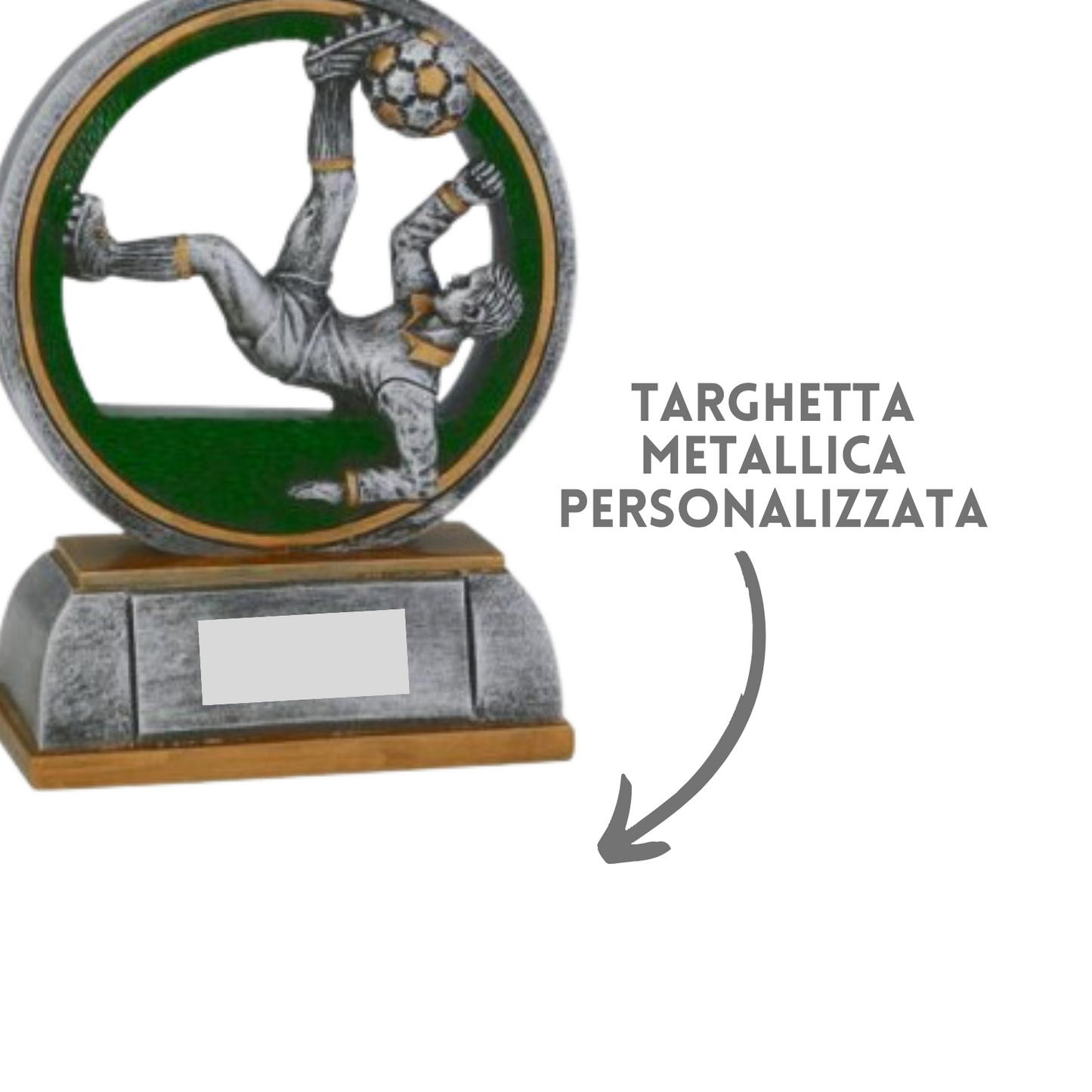 Premio calcistico da 16 cm personalizzato | Cod. 15.001