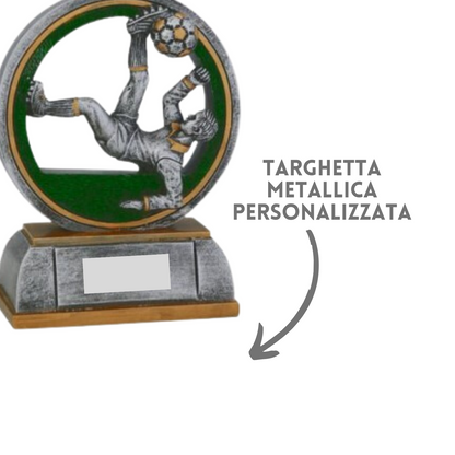 Premio calcistico da 16 cm personalizzato | Cod. 15.001