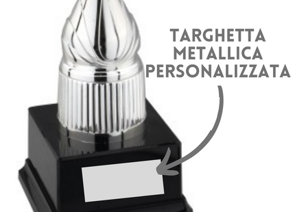Tris di trofei personalizzati con manici 58 - 51 - 46 cm | Cod. 2.491G