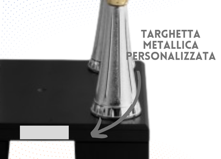 Trofeo in metallo da 63 cm a due piani | Cod. 5.023
