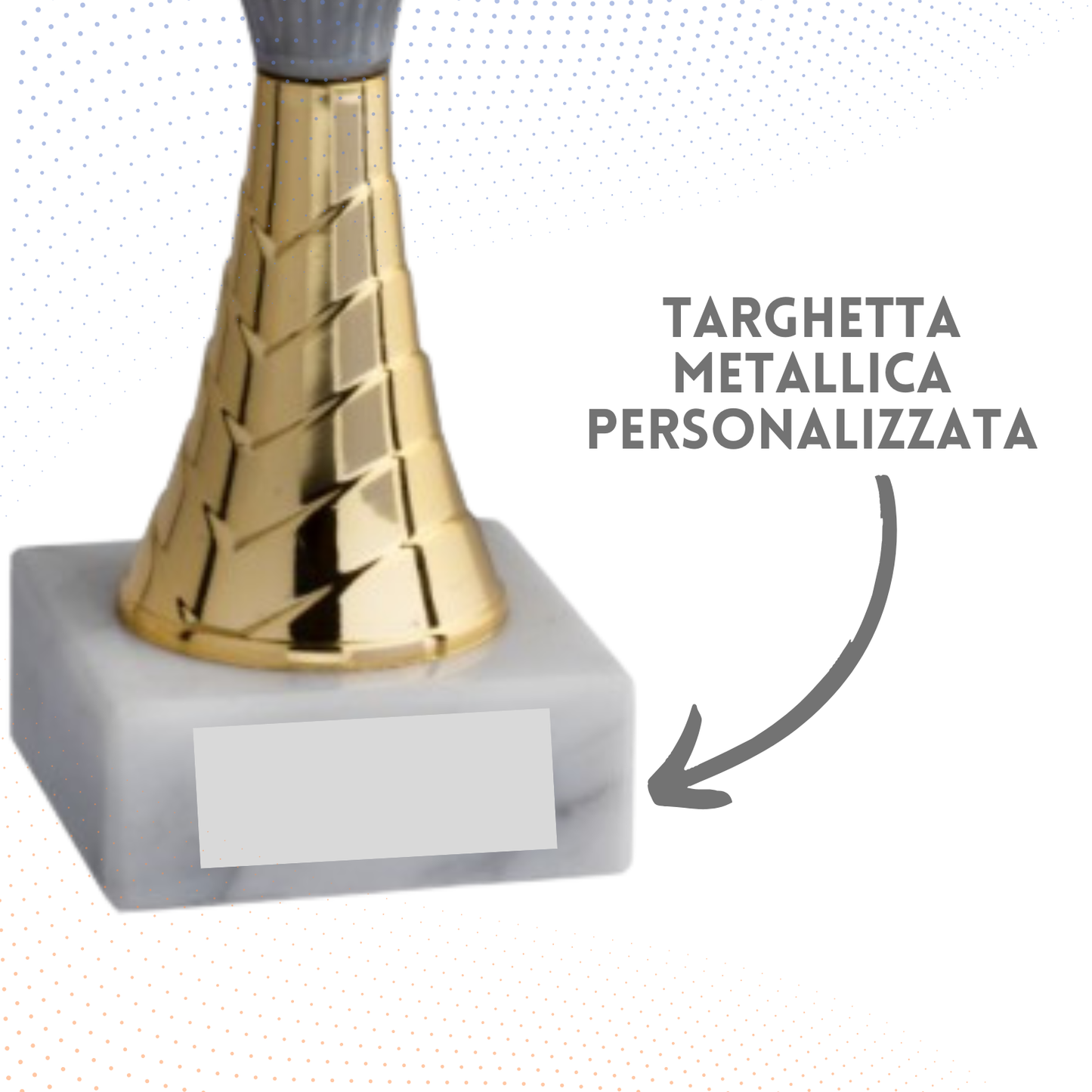 Coppa da 37 cm con base in marmo | Cod. 12.031G