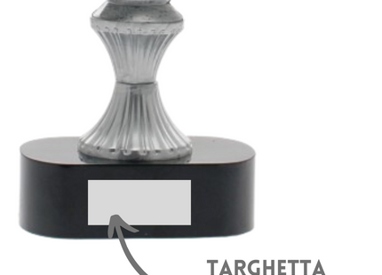 Premio calcistico da 28,5 cm personalizzato | Cod. 14.531A