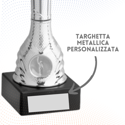 Coppa da 34 cm con base in marmo nero | Cod. 11.484S