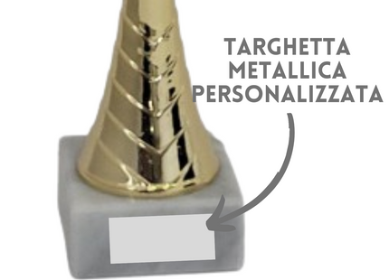 Tris di premiazioni personalizzate 36 - 34 - 31 cm | Cod. 12.969G
