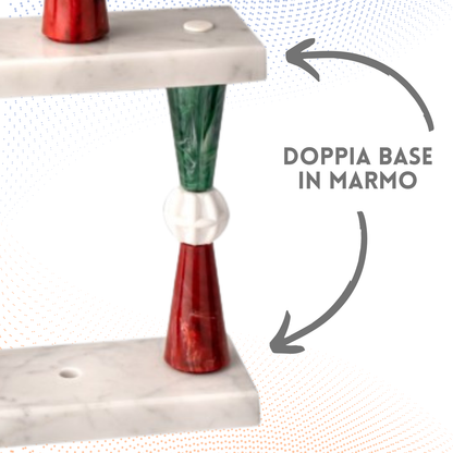 Tris di trofei a due piani 54 - 50 - 45 cm | Cod. 5.249