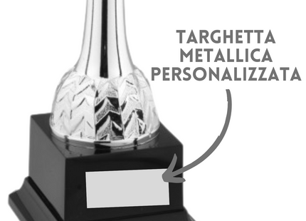 Tris di premiazioni personalizzate 28 - 26 - 25 cm | Cod. 9.079