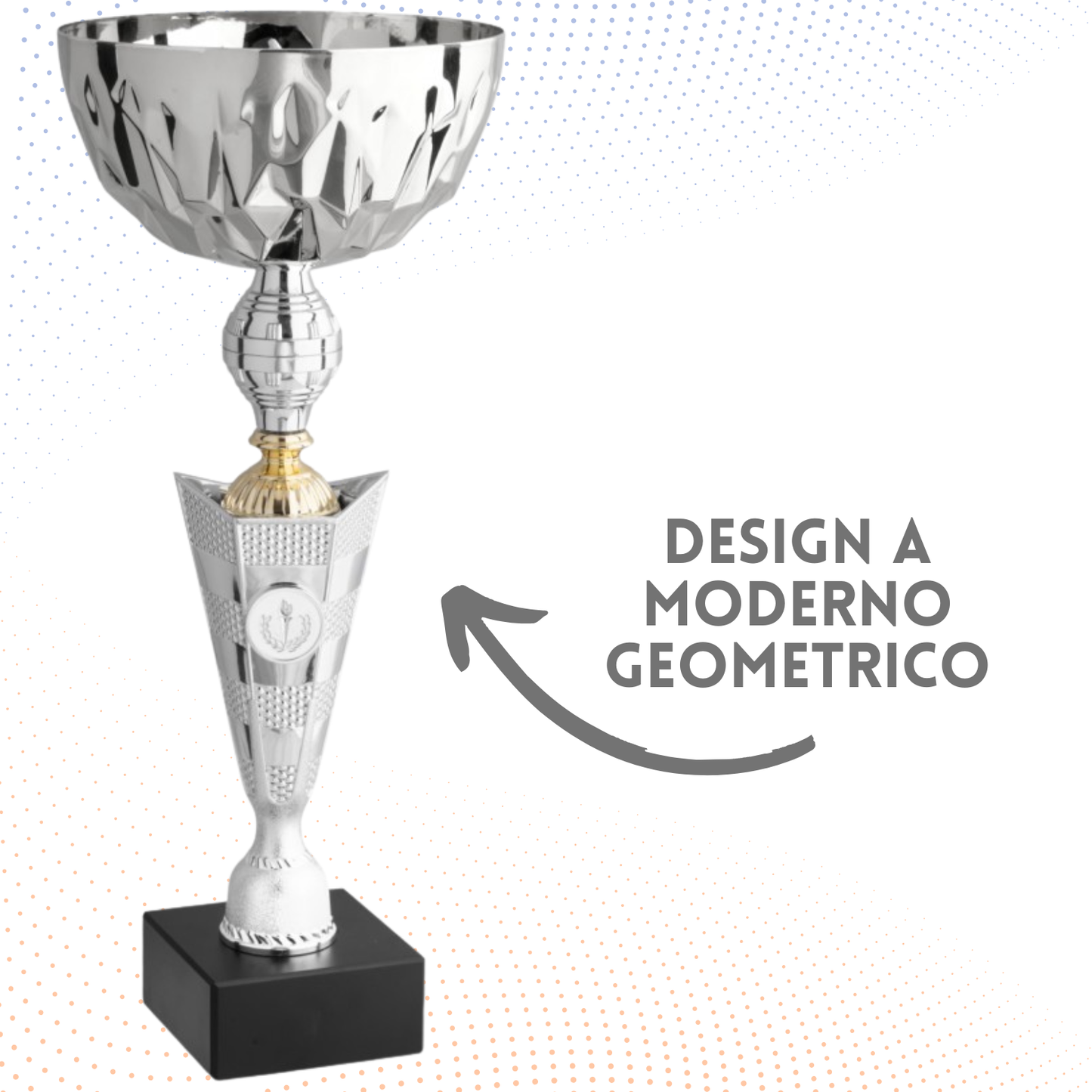 Coppa da 34 cm con base in marmo nero | Cod. 11.484S