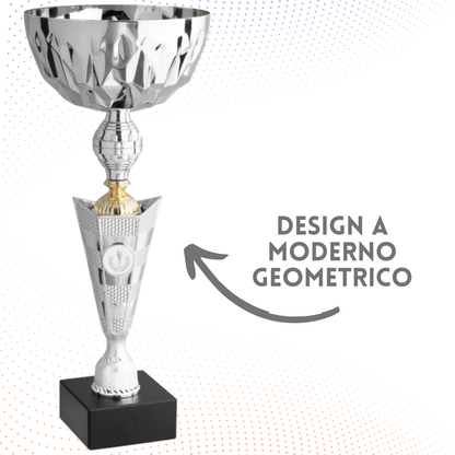 Coppa da 34 cm con base in marmo nero | Cod. 11.484S