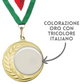 Medaglie personalizzate con logo resinato 70 mm oro | Cod. 22.307.69G