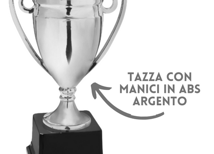 Set completo 3 coppe + 3 medaglie 1°, 2°, 3° posto | Cod. 12.299-M