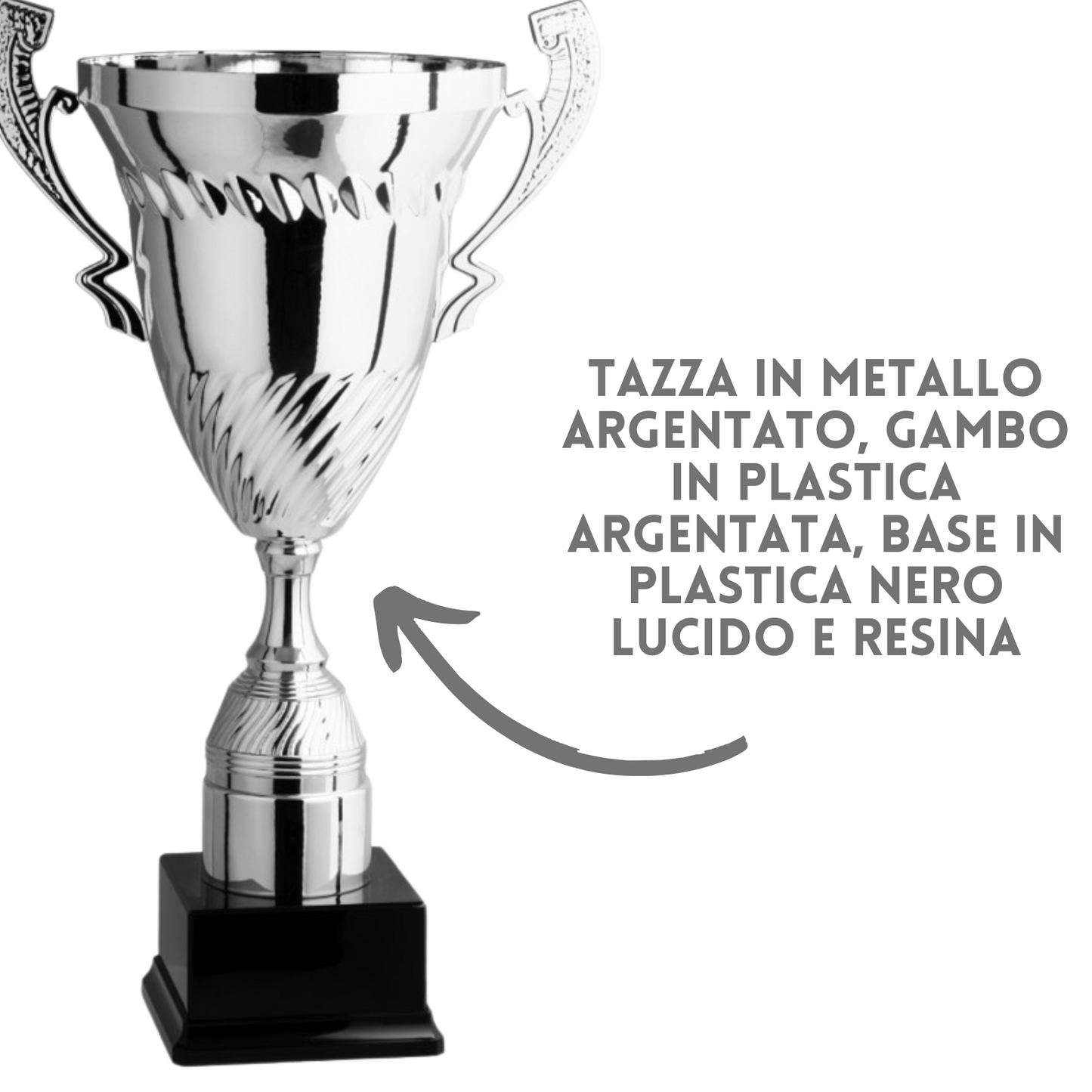 Trofeo prestigioso con manico 54 cm con 2,6 Kg di peso | Cod. 1.152