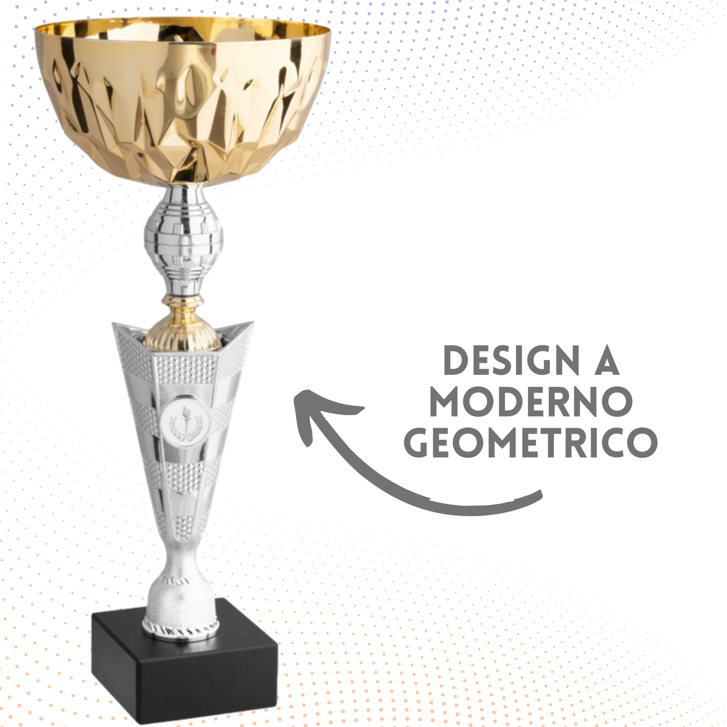 Coppa da 34 cm con base in marmo nero | Cod. 11.484G