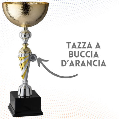 Coppa da 34 cm gold con tazza in metallo | Cod. 9.194G
